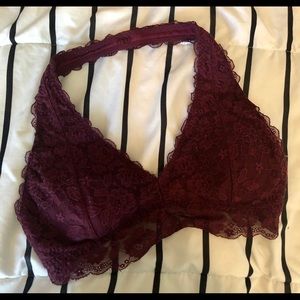 Hollister Lace Halter Bralette